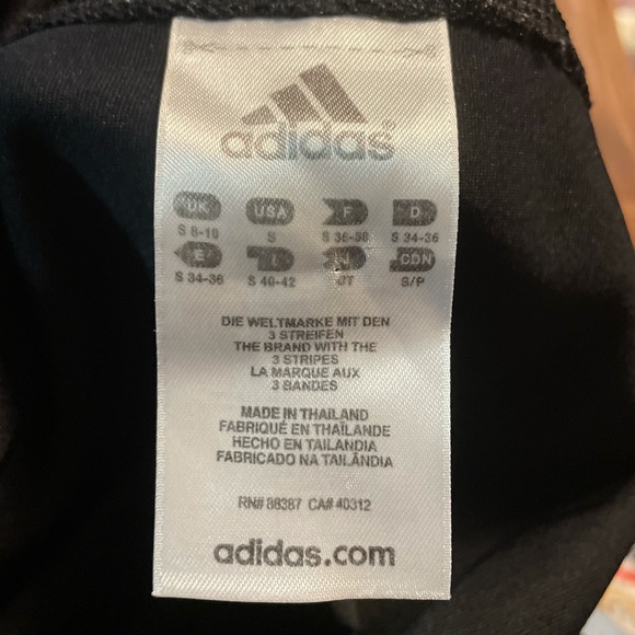 ⚡️5/$15⚡️Adidas / Climalite Black & Neon Yellow Tights | S - Picture 2 of 10